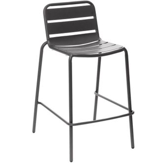 Hesperide Sedia da bar impilabile phuket in acciaio trattato con polveri epossidiche - Hespéride