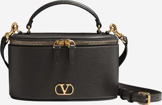 Valentino Garavani Black Vlogo Signature Mini Crossbody Bag