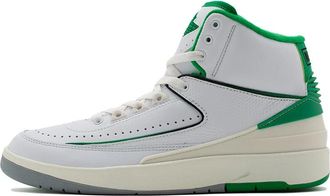 Nike Jordan Lucky Green High-top Sneakers - unisex - Fitnessschoenen - Wit - 38 1/2 EU - Leer - Fitness