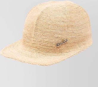 Borsalino timothee raffia baseball cap wide brim