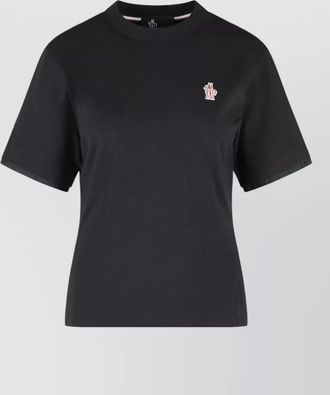 Moncler cotton crew neck t shirt back yoke