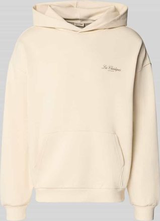 Only & Sons Relaxed Fit Hoodie aus reiner Baumwolle Modell SLES in Offwhite, Gr&ouml;&szlig;e XXL