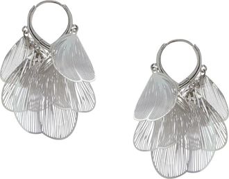 Olivia Welles Whisper Hoop Earrings in Silver at Nordstrom Rack