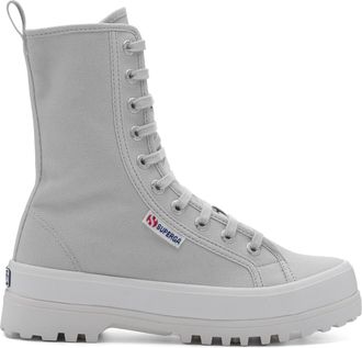 Superga Alpina High Boots - Silver Grey Ivory - Womens 7/Mens 9 - Model [Model Number]