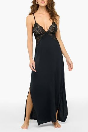 Cosabella Preta Maxi Italian Nightie in Black at Nordstrom, Size X-Large