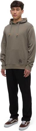 tentree Getaway Relaxed Hoodie in Timber/meteorite Black at Nordstrom, Size Xx-Large