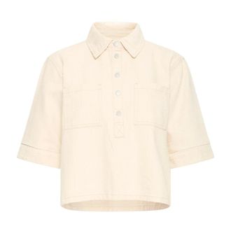 Ichi Ichi - Blouses & Hemden - Dames - Blouses & Shirts - Beige - Maat: S