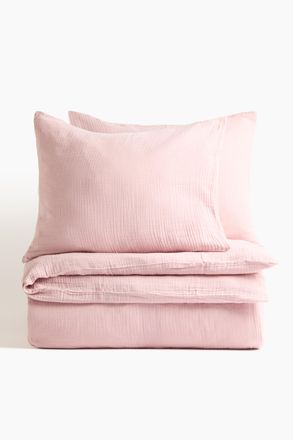 H&M Musselinbettw&auml;sche f&uuml;r Doppel-/Kingsize-Betten - Pink