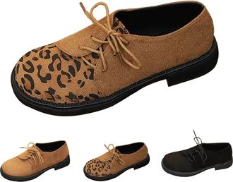 Generic Loafers & Moccasins for Women, Walking Shoes with Flat Heel, Round Toe, Ballerinas, Boat Shoes, Flat Sole, Moccasins, Retro Style, No Laces, Loafers, 