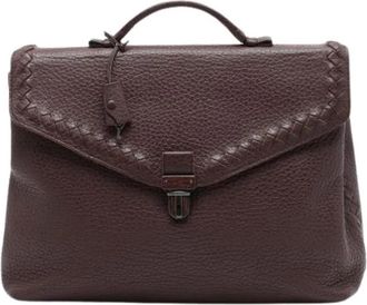 Bottega Veneta Pre-owned Business Bag - Dames - Vintage Handtas - Bruin - ONE Size - Leer - Vintage