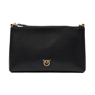 Pinko Pinko, Dames, Tassen, Zwart, Maat: ONE Size Leer