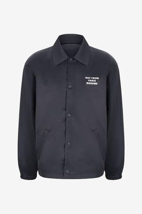 Dr&ocirc;le de Monsieur Hemdjacke aus Nylon La Veste Slogan