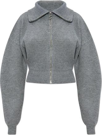 Sportmax Wollen vest Calipso - Dames - Vesten - Grijs - L - Wol - Truien & Vesten