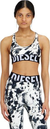 Diesel Sports bra in printed microfibre - Bras - Woman - Multicolor