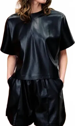 FRNCH Bazin Short Sleeve T-Shirt In Black