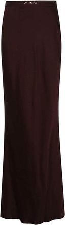 Elisabetta Franchi Satin Crepe Mermaid Skirt