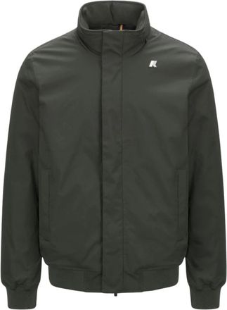 K-Way Lichtgewicht Jas - Heren - Zomerjassen - Groen - S - Polyester - Jassen