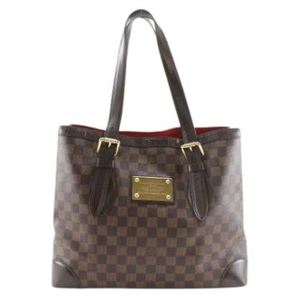 Louis Vuitton Pre-owned Tote Bags, female, Brown, Size: ONE SIZE Pre-owned Canvas Tote Bag