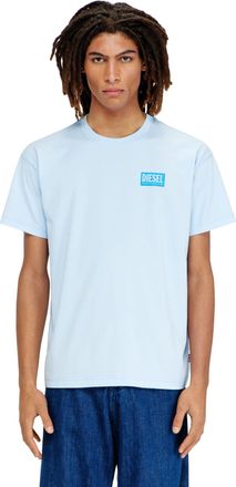 Diesel T-shirt with plastisol print - T-Shirts - Man - Blue
