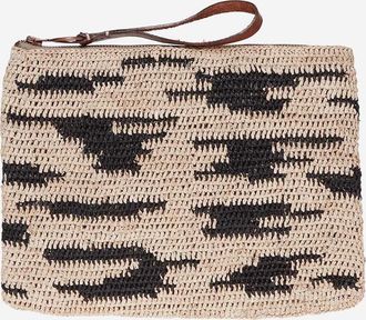 Ibeliv Pochette Ibeliv in rafia naturale