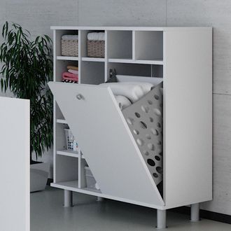 Vicco Mueble De Ba&ntilde;o Fynn, Blanco, 78.4 X 91.6 Cm