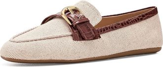 Cole Haan Grand Ambition Alette Buckle Womens Flat Shoes Canvas/Mohogany Crocodile Print : 10.5 B - Medium, Leather