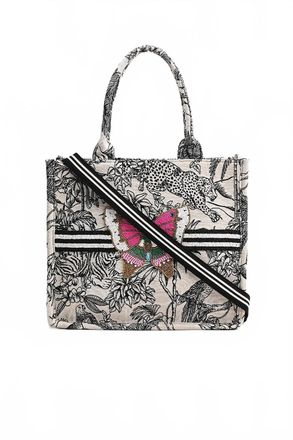 America & Beyond Womens Forbidden Tote Bag In Black