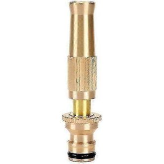 2B Durable Brass Garden Hose Nozzle With Adjustable High-pressure Function For Outdoor Cleaning Tasks