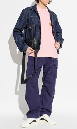 Dsquared2 T-shirt With Logo, Mens, Pink