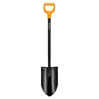 Fiskars Solid+ Xl Pala De Jardiner&iacute;a Ergon&oacute;mica Negra