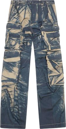 Diesel Blue Oversized Cargo Pants