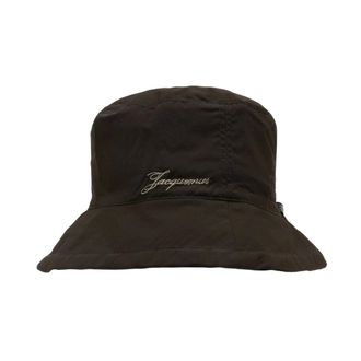 Jacquemus Hats, female, Brown, Size: 56 CM Le Bob Baluchon