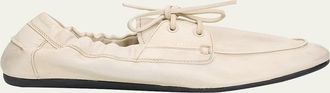 Prada Leather Driver Loafers