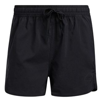adidas (WMNS) adidas Elev Wvn Pacer Yoga Casual Sports Breathable Shorts Black GP4684