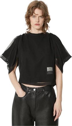 Undercover Pullover - Dames - Blouses - Zwart - XS - Katoen - Overhemden