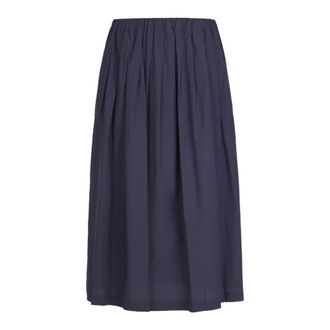 ottod'Ame Midi Skirts, female, Blue, Size: 2XS Voluminous Cotton Midi Skirt