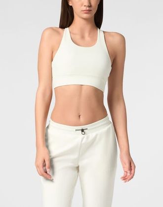 Plein Sport Jogging Top Women in White at Nordstrom, Size Xx-Large