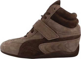 Puma Speedcat Wedge - Dames - Fitnessschoenen - Bruin - 38 EU - Leer - Fitness