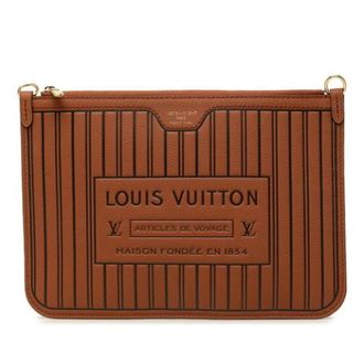 Louis Vuitton Pre-owned Vintage Clutch - Dames - Pre-owned - Bruin - Maat: ONE Size Leer