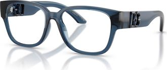 Dolce & Gabbana 49mm Square optical glasses in Blue at Nordstrom