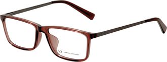 A|X Armani Exchange Mens 55 mm Brown Opticals