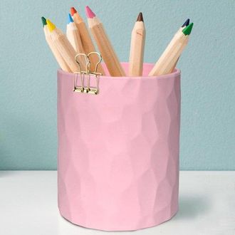 No Brand Portal&aacute;pices De Escritorio - Portal&aacute;pices De Silicona Impermeable - Rosa - Estuche Para L&aacute;pices De Escritorio - Organizador De Brochas De Maquillaje -