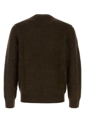 Polo Ralph Lauren Logo-Embroidered Wool Blend Sweater - Brown