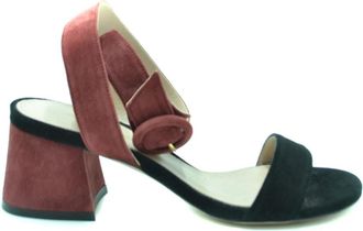 Stuart Weitzman Sandalen met Hoge Hakken - Dames - Sandalen met hakken - Zwart - 36 EU - Leer - Schoenen