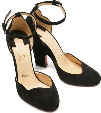 Christian Louboutin Pumps in pelle scamosciata - Nero