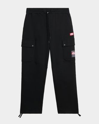 Ecko Classic Rhino Cargo French Terry Pant in Black at Nordstrom, Size Medium X 30