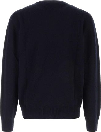 The Row Mens Auguste Sweater Navy Cashmere