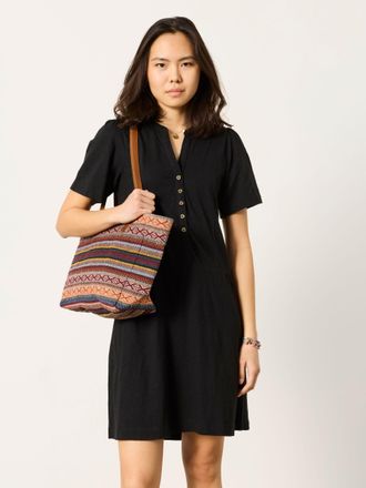 Fat Face FatFace Maggie Black Petite Jersey Dress