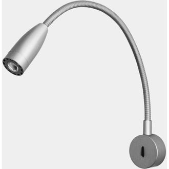 Leds - C4 Leds C4 - Luz De Lectura Bed Round Led 3.5 Blanco C&aacute;lido - 3000k On-off N&iacute;quel Satinado 115lm