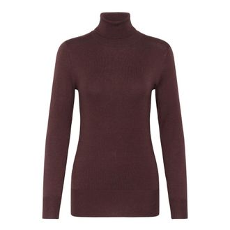 Kaffe Dolcevita - - Knitwear - Donna - Marrone - 2XL